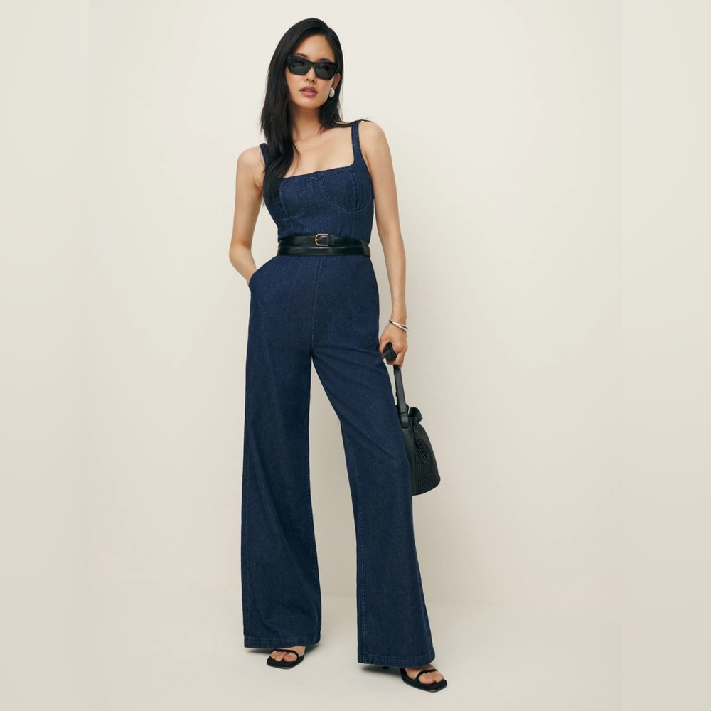 Reformation Denim Jumpsuit
